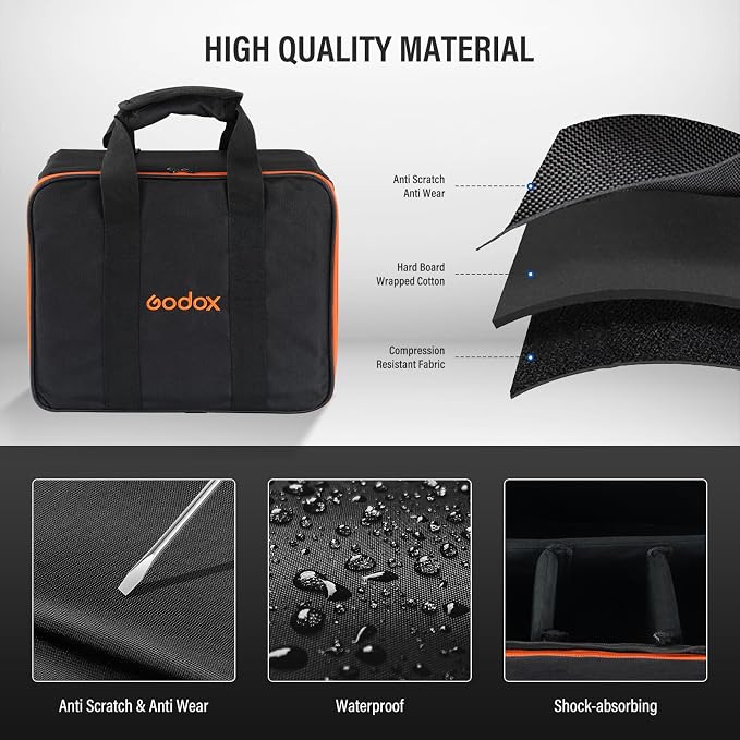 GODOX AD600Pro ii Carrying Case, AD600Pro AD600BM Carrying Bag,Carrying Case for AD600 AD600PRO AD600PRO II AD600BM AD600BM II - Image 4
