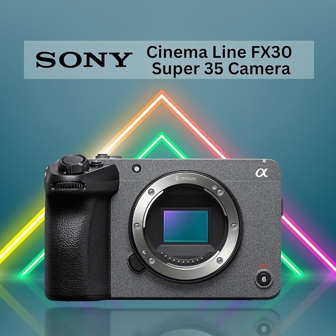 Sony Cinema Line FX30 Super 35 Camera (Body Only) Bundle | Hard Case with 920 Molded Interior Hard Case with Foam Insert, Lid Organizer, (2 items) - Image 2