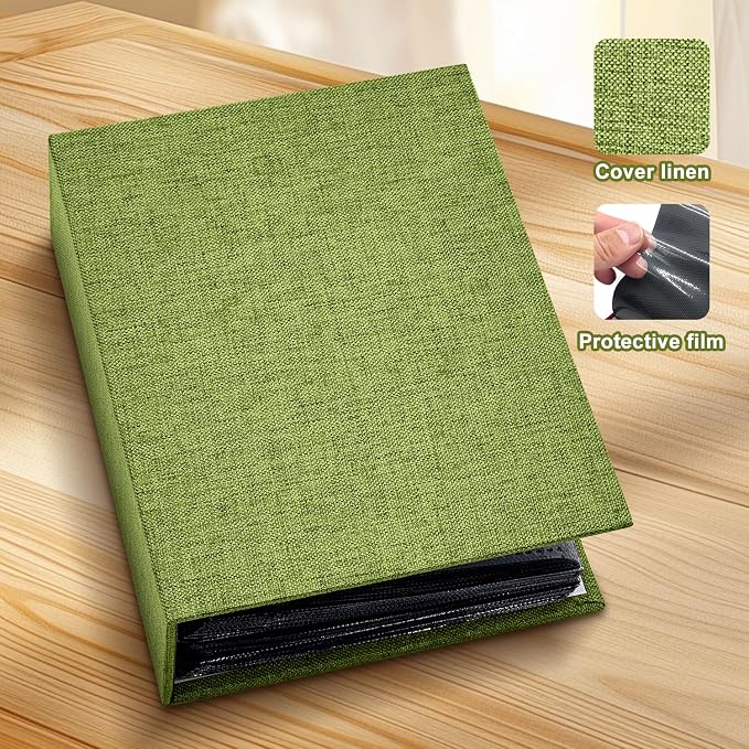 Photo Album 4x6 100 Pockets for Wedding Gifts,Linen Hardcover Picture Albums for Family Anniversary Baby Vacation Pictures - Image 4