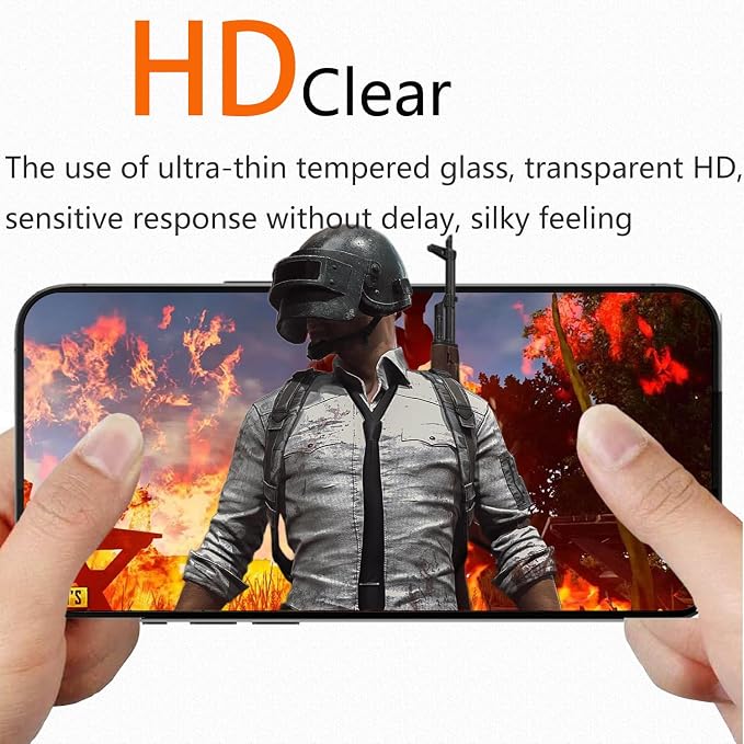 Front and Back Protector for iPhone 15 Pro + Camera Lens Protector | (2+2+2) 9H Hardness, Easy to Install with Alignment Tool,Case Friendly - Image 5