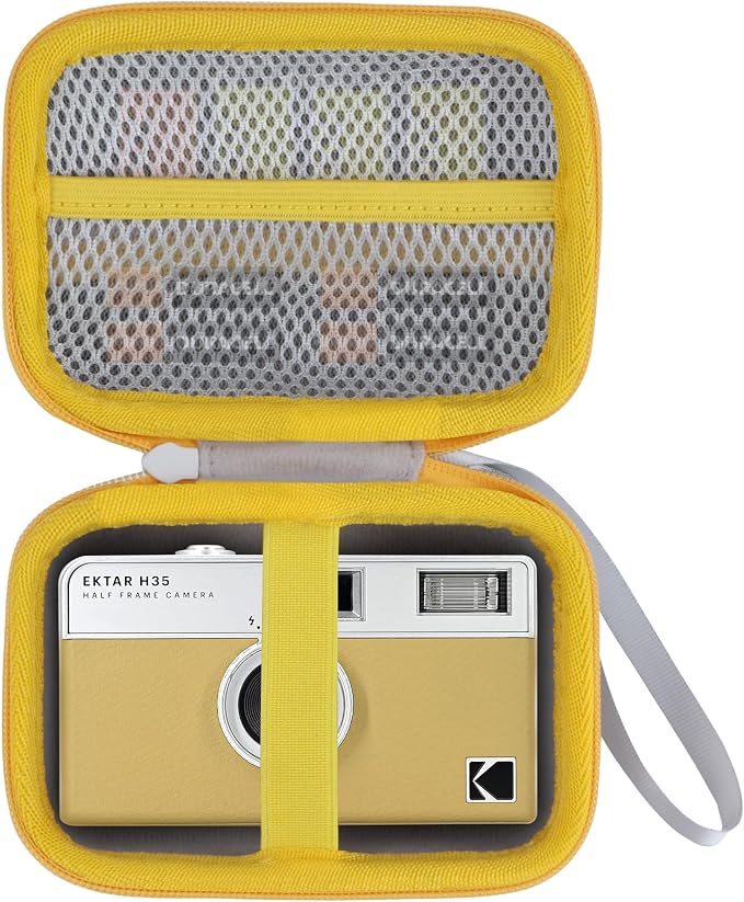 RIYADAone Case for KODAK EKTAR H35/H35N/Ultra F9/M35 Half Frame Film Camera | Hard Shell Shockproof, Portable Camera Storage, Mesh Bag Organizer, Lightweight Travel by RIYADAone