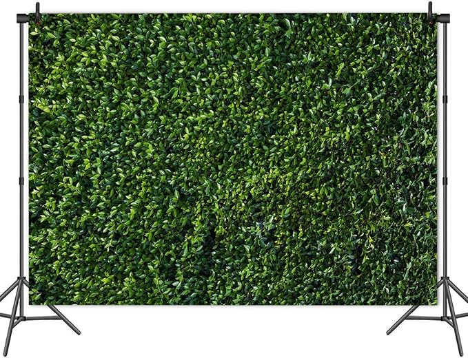 Nature Spring 3D Green Leaves Theme Photo Background Wedding Birthday Party Newborn Baby Shower Photography Backdrops Zoo Decor Shoot Props Bannner (9X6 FT) - Image 4
