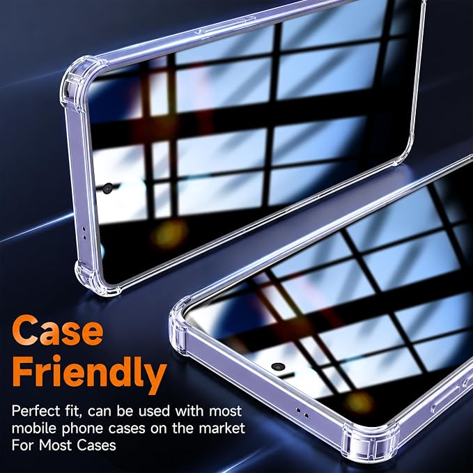 2+2 Pack for Samsung S26 Privacy Screen Protector | Ultrasonic Fingerprint Unlocking, Easy installation, Anti Spy, 9H Hardness Glass, Camera Lens Protector - Image 7