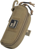 ONETIGRIS Hard Shell Sunglasses Case MOLLE Tactical Eyeglasses Pouch | Fits Most Regular Glasses, 1000D Nylon Glasses Case, Shockproof & Crush-Proof PP Liner, Inner Pocket, Two Way Zipper by OneTigris