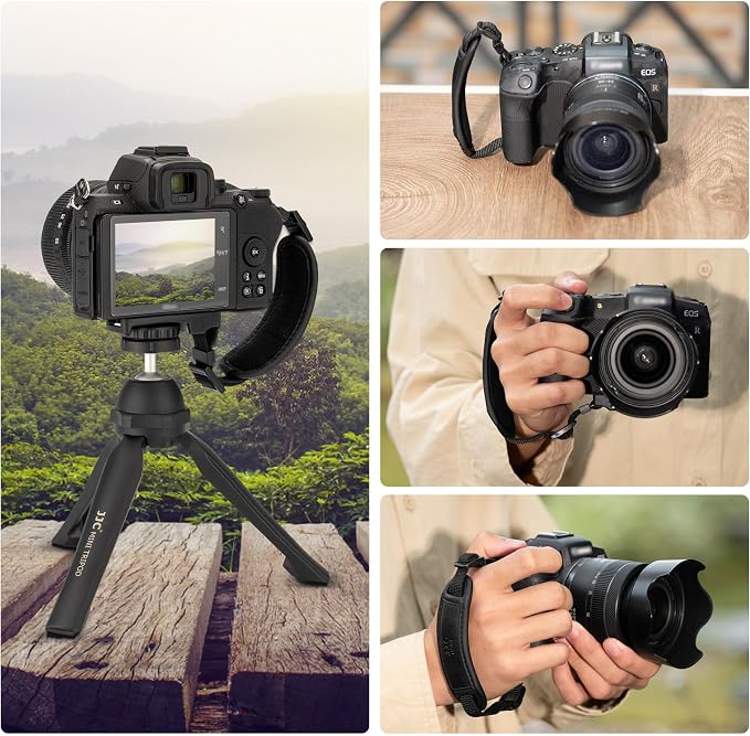 JJC Camera Hand Grip Strap for Canon EOS R8 R10 R7 R5 C R6 Mark III II V R RP 90D 5DM4 Rebel T7 T8i T7i T6i T6 SL3 4000D Sony A6700 ZR Z30 Coolpix P950 P900 for Panasonic Lumix GX85 G85 GH4 G100 FZ80 - Image 7