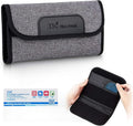 JJC 4 Pockets Filter Case for Round Filter Up to 58mm (37mm 40.5mm 43mm 46mm 49mm 52mm 55mm 58mm), Foldout Lens Filter Pouch with Microfiber Cleaning Cloth, Professional Photography Filter Bag | Foldout Lens Filter Pouch, Professional Photography Filte... by JJC