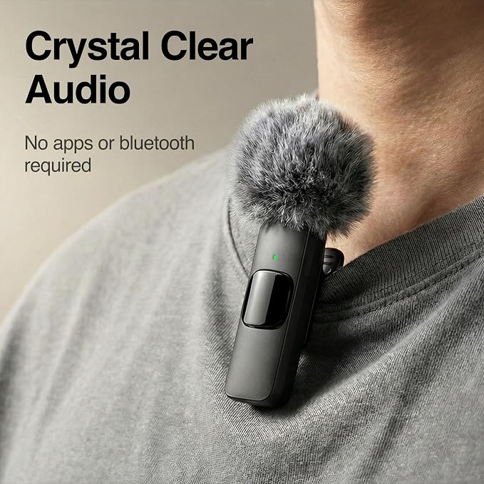 Mini Mic Pro (Latest Model – #1 Microphone for iPhone & Android, Wireless Mini Microphone, Clear Voice, Noise Cancelling, Lavalier Mic for TikTok, YouTube & Interviews - Image 2