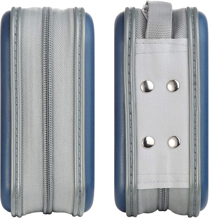 alavisxf xx CD Case, 48 Capacity Hard Plastic Zipper Disc Wallet for Car | DVD Holder, Portable Hand Strap, Anti-Slip Sleeves, Scratch-Resistant Sleeves, Disc Storage Organizer, for Home Office Travel - Image 3