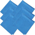 uxcell 6 Pcs Microfiber Cleaning Cloth for Glasses, 11.8 x 11.8 Inch Eyeglass Cleaning Cloth, Glasses Cleaner Wipes for Electronics Lenses Screens Cameras Cell Phones, Sapphire Blue by uxcell