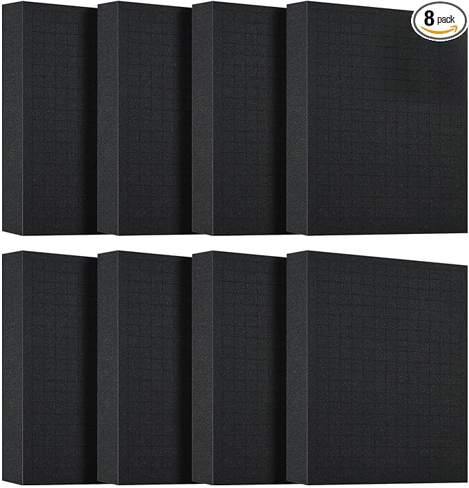8 PCS 16x12x2 Inch Pick and Pluck Foam Inserts for Cases - Professional-Grade Tool, Game Box & Drawer Organizer by Unknown