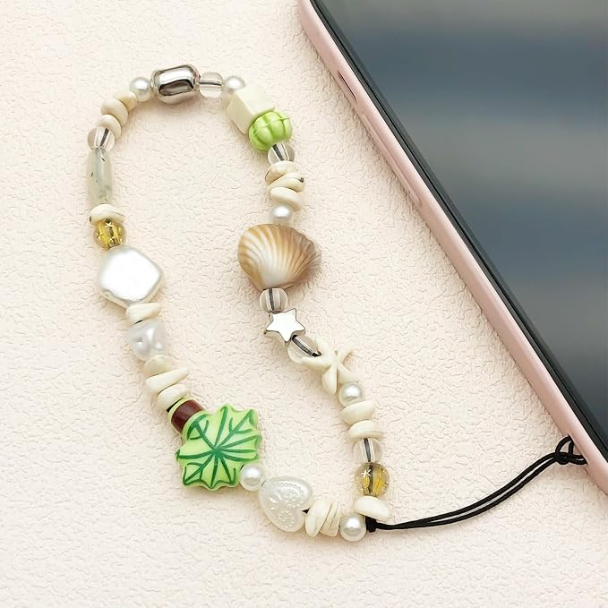 Beaded Camera Wrist Strap Cute Digital Camera Charm Lanyard Phone Chain Keychain Beaded Phone Lanyard Bag Charm - Image 5