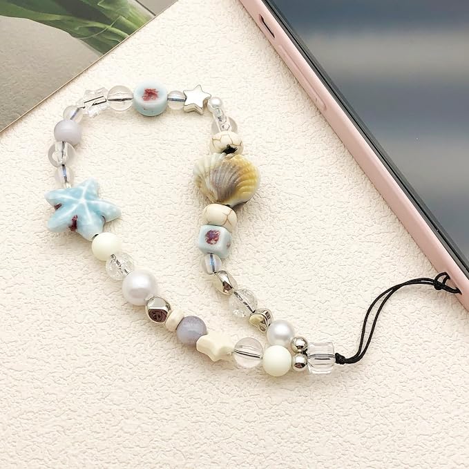 Beaded Camera Wrist Strap Cute Digital Camera Charm Lanyard Phone Chain Keychain Beaded Phone Lanyard Bag Charm - Image 2