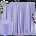30 ft x 10 ft Wrinkle Free Lavender Backdrop Curtain for Parties, Polyester Light Purple Photo Backdrop Drapes 6 Panels 5x10ft for Baby Shower Photoshoot Wedding Birthday Party Photography Curtains by Outpain