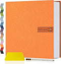 Popotop Large Photo Album Self Adhesive 4x6 5x7 8x10 Scrapbook Album DIY Picture Book,Gifts for Mom,Family Baby and Wedding,with Metal Pen and Plastic Board by Popotop