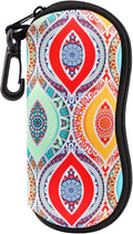 MoKo Sunglasses Soft Case Ultra Light Neoprene Zipper Eyeglass Case for Men Women by MoKo