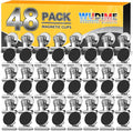 48 Pack Refrigerator Magnets Fridge Magnets, Strong Magnetic Clips, Magnet Clips Heavy Duty, Clip Magnets for Photo Displays, Whiteboard Magnets for Home, Office, Classroom by WUDIME