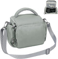 Ainiv DSLR Camera Bag, Large Waterproof Anti-Shock SLR Camera Case, Grey | Adjustable Shoulder Strap Camera Backpack, Portable Crossbody Single Shoulder Backpacks Compatible with Canon, Sony, Nikon by Ainiv