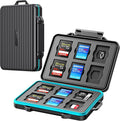 ORICO 24 Slots SD Card Case Holder Water Resistant & Anti-Shock Memory Card Case for SD/Micro SD SDXC SDHC TF Card Carrying Storage Organizer Protector Cover with Labels&Carabiner by ORICO