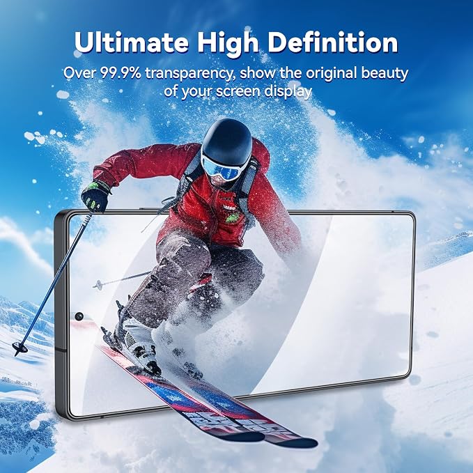 Wiaocit Tempered Glass Screen Protector for Samsung Galaxy S26 | 3+3 Pack, 9H Hardness, Camera Lens Protector, Installation Frame, Bubble Free, Case Friendly - Image 7