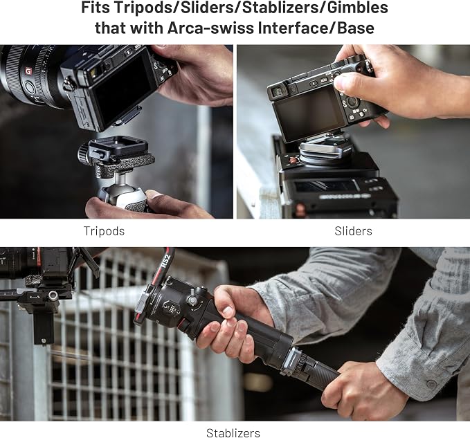 PGYTECH Arca-Type Quick Release Camera Plate Parts Replacement Switch Between Tripod, Monopod, Slider Arca Swiss Compatible | Replacement Switch Between Tripod, Monopod, Slider Arca Swiss Compatible - Image 5