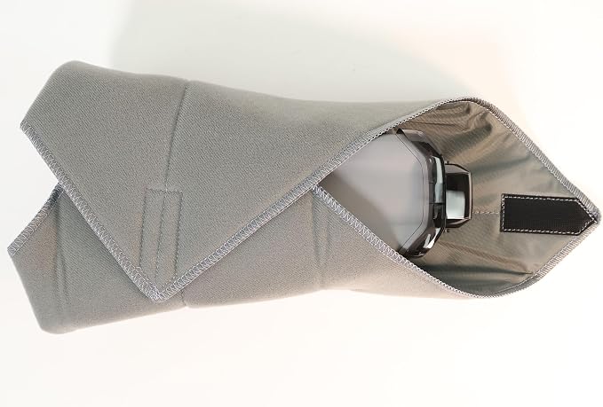 Domke F-34L 19-Inch Protective Wrap - Grey | Secure Hook and Loop closure Protects Mirrorless, DSLR, SLR Cameras, Laptops, Tablets, Cell phones, & Accessories - Image 6