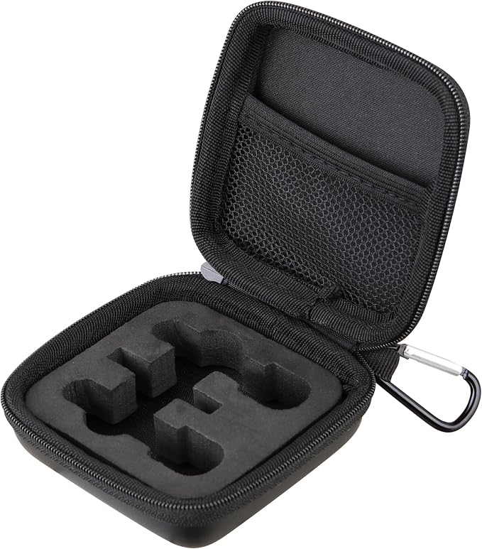 Mini Mic Case Wireless Lavalier Microphone Case for Wireless lavalier microphones Wireless Microphones Mini Tiny Mic Lapel Clip Microphones (Case only) by SoleKing