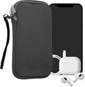 kwmobile Universal Phone Pouch Size L - 6.5" - Neoprene Smartphone Pouch with Zip - Water-Repellent Mobile Phone Case - Sleeve in Grey by kwmobile
