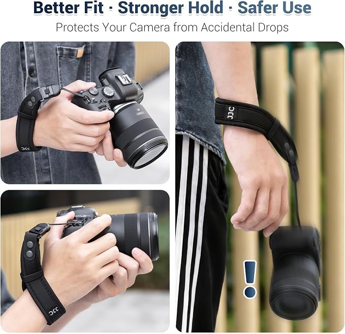 Upgraded Quick Release Soft Neoprene Camera Hand Strap for Canon R50V RX10V | Camera Wrist Strap for R50 V R100 R7 R8 R10 R5 R6 Mark II III RX1RIII A7RVI A7R A7 V VI III A7IV A7III A7M5 L10 ZS99 A6700 - Image 2