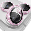 YWXTW [All-Over Glitter] Camera Lens Protector for iPhone 17 Pro Max/17 Pro/16 Pro Max/16 Pro/15 Pro Max/15 Pro/14 Pro/Max, 9H Tempered Glass Camera Cover, Anti-Scratch Case Friendly (Pink) by YWXTW