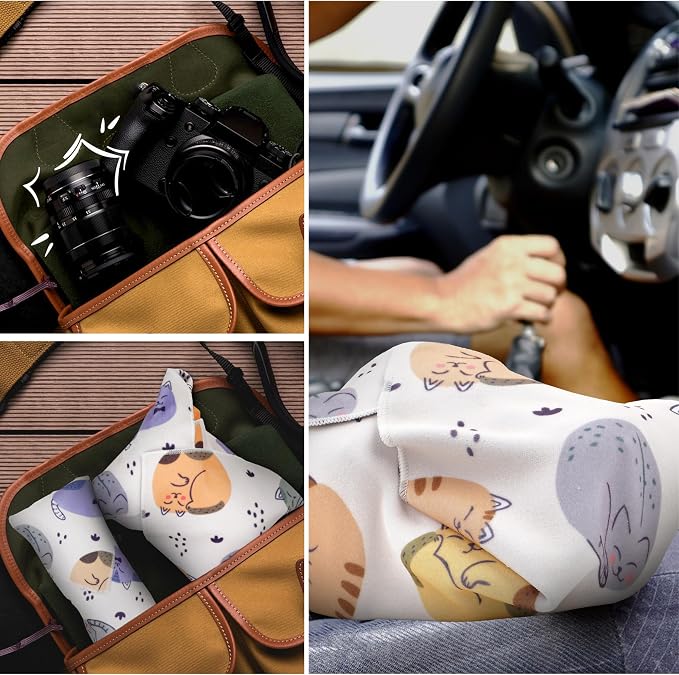 Camera Wrap, Protective Wrap Anti-Scratch Lens pouche, Magic Self-Adhesive Cloth, Universal Storage Cloth for DSLR, Smartphones, Laptops, electronics,Cosmetic,whatever you need to protect - Image 2