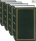3-Ring Photo Album 504 Pockets Hold 4x6 Photos, Hunter Green (Pack of 4) by PioneerPhotoAlbums