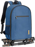 TARION Camera Bag Backpack for Photographers: Photography Camera Backpack with Laptop Compartment Waterproof Raincover Photo Backpack Bag Blue TB-M | 14 Inch Laptop Compartment, Rain Cover, Bottom Tripod Holder, for DSLR Mirrorless Cameras, Everyday Sh... by TARION