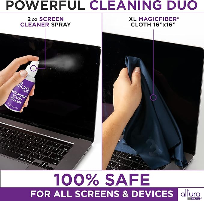 Altura Photo Keyboard Cleaner & Laptop Cleaning Kit for Computer, MacBook | Great Electronics Accessories for Screens, Camera, Phones, PC - Image 3
