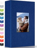 Artfeel Photo Album 4x6 with 300 Pockets,Slip-in Picture Albums,Linen Cover Memory Book with Front Window,White Page Vertical Photo Book for Wedding,Family,Anniversare,Baby,Vacation by Artfeel