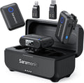 Saramonic BLINK500B2+ Wireless Lavalier Microphone for iPhone/Camera/Android, Detail-Rich Audio, 40h Battery Life, Clip on Wireless Lapel Mic for Live Streaming Video Conference Recording by Saramonic