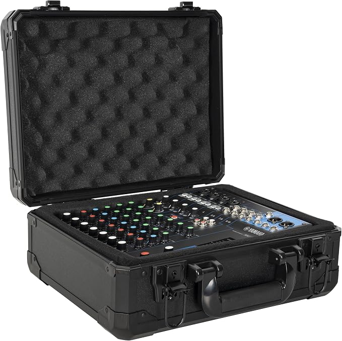 13 Inch Hard Carrying Storage Case | Ideal for Microphone & Camera Gear Transportation, DJ Mixer Case with Customizable Pre-Diced Foam, 13 X 10 X 5.5 Inch, Black - Image 8