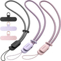 SURPHY 3 Pack Phone Wrist Strap, Phone Lanyard with Cellphone Tether Tab | Phone Strap Charm, Camera Wrist Strap with 2-Color Braided, Phone Wristlet, Wrist Lanyard for Case by SURPHY