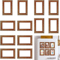 Capoda 12 Pcs 4x6 Magnetic Picture Frames Gold Vintage Picture Frames for Refrigerator Vintage Gallery Tabletop Display Gold Photo Decor for Home Wedding Living Room Decor Supplies by Capoda