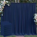 30 ft x 10 ft Wrinkle Free Navy Blue Backdrop Curtain for Parties,Polyester Photo Backdrop Drapes, Thick Background 6 Panels 5ft x 10ft for Baby Shower Wedding Birthday Party Backdrop Stand by Outpain