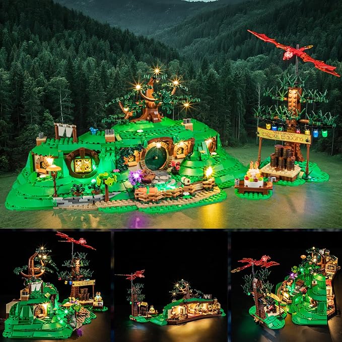 YEABRICKS LED Light Kit for Lego Lord of the Rings: The Shire 10354 | Beginner-Friendly DIY LED Light Kit for Lego 10354, Ideal Home Decor & Birthday Gift for Fans (Model Not Included) - Image 5
