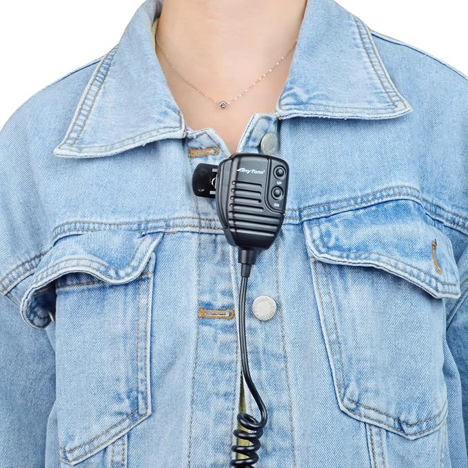 Universal Ham CB Radio Microphone Hanger, Round Knob Mic Holder Mount with Back Clip for Motorola HLN9073B CDM1250 CDM750 GM300 M1225 GM3688 GTX800 Kenwood TK768G TK868G TM471A Two Way Radios - Image 5
