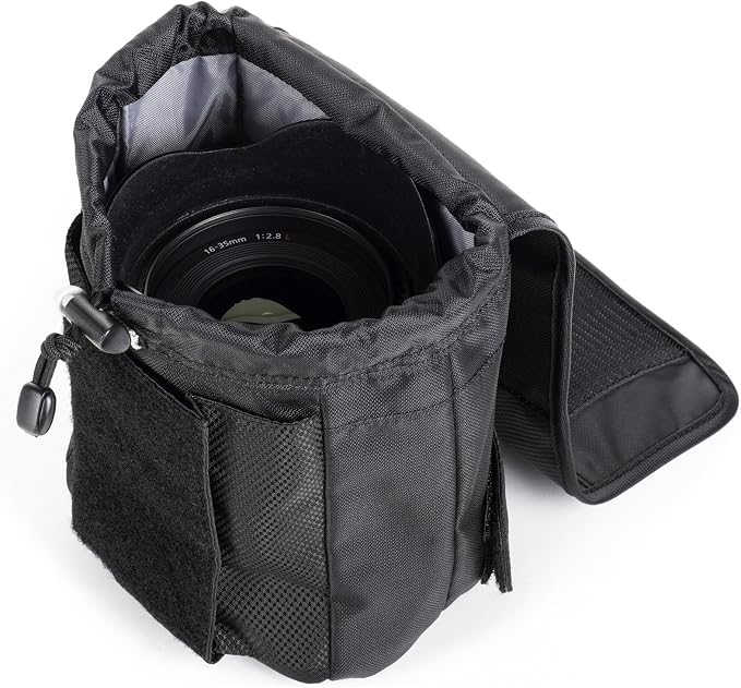 Think Tank Thin Skin 50 V3.0 Compressible Modular System Pouch for Wide-Angle Lenses with Hood Attached - Image 4