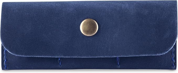 Leather SD Card Holder, SD Card Case, Micro SD Card Holder Organizer, SD Card Storage Case, Memory Card Case Cover, Travel Memory Card Case (Blue) - Image 5