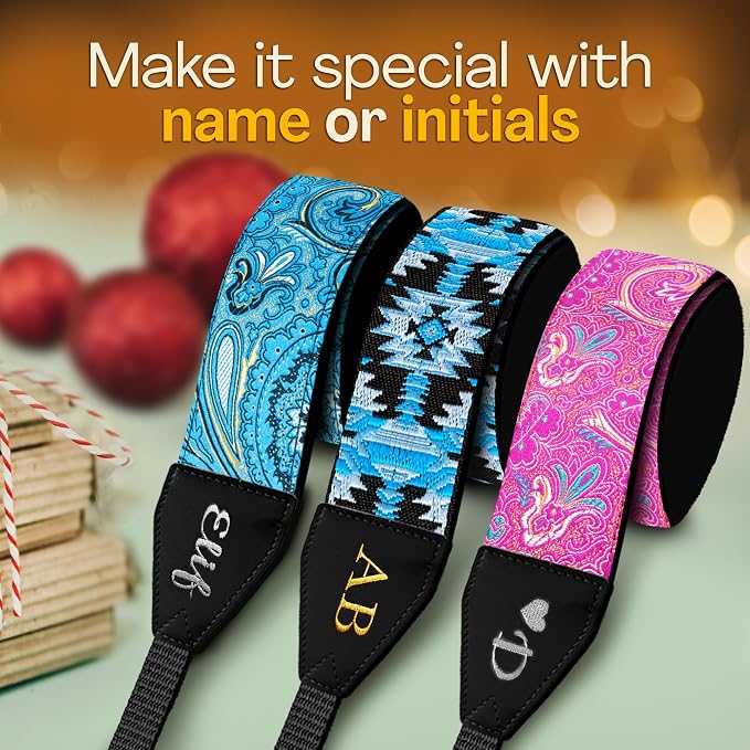 Art Tribute Custom Camera Strap Indian Sunset - Add Your Text and We Make It Especially For You Get Your Own Personalized Gift Camera Strap, No Shipping Cost! - Image 6