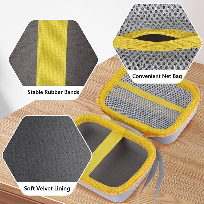 RIYADAone Case for KODAK EKTAR H35/H35N/Ultra F9/M35 Half Frame Film Camera | Hard Shell Shockproof, Portable Camera Storage, Mesh Bag Organizer, Lightweight Travel - Image 4