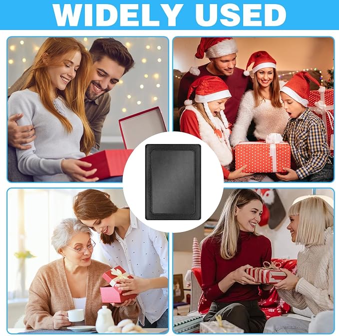 Leather Car Visor Picture Holder Photo Clip Fits 5-Inch Car Picture Frame Displays Your Photographs Sun Visor Car Photo Holder Black Both Horizontally And Vertically, Photo Car Visor Clip for Vehicle - Image 7