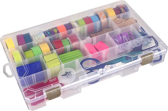 ArtBin Large Solutions Box Clear Art & Craft Organizer with Dividers - Plastic Storage Case for Convenient and Versatile Storage - Ideal for Various Craft Supplies (Pack of 6) - Image 4