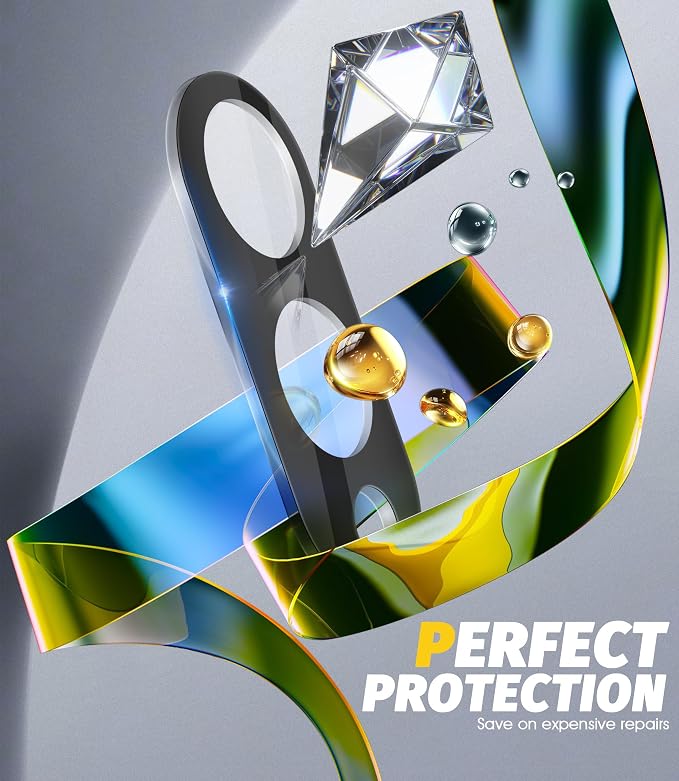 Orzero (3 Pack) Camera Lens Protector Compatible for Samsung Galaxy S25 Edge, Protector de Cámera Tempered Glass 9H Precise Camera Cutouts Anti-Scratch Does Not Affect Night Shots and Flash - Image 6