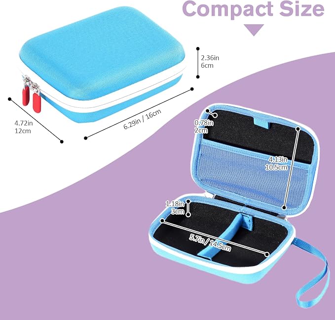 ProCase Hard Playing Card Game Carrying Case, Holds 300+ Cards -Blue | Travel Storage Box, Compatible with UNO, Five Crowns, SKYJO, PlayMonster and More Card Games, Case Only - Image 5