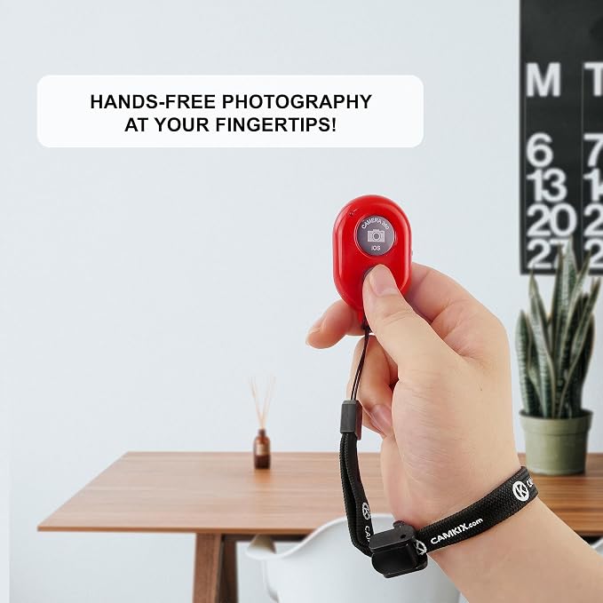 CamKix Camera Shutter Remote Control with Bluetooth Wireless Technology - Create Amazing Photos and Videos Hands-Free - Works with Most Smartphones and Tablets (iOS and Android) - Image 2